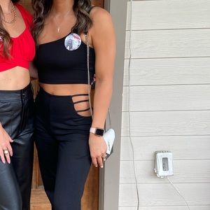 Princess polly black pants set